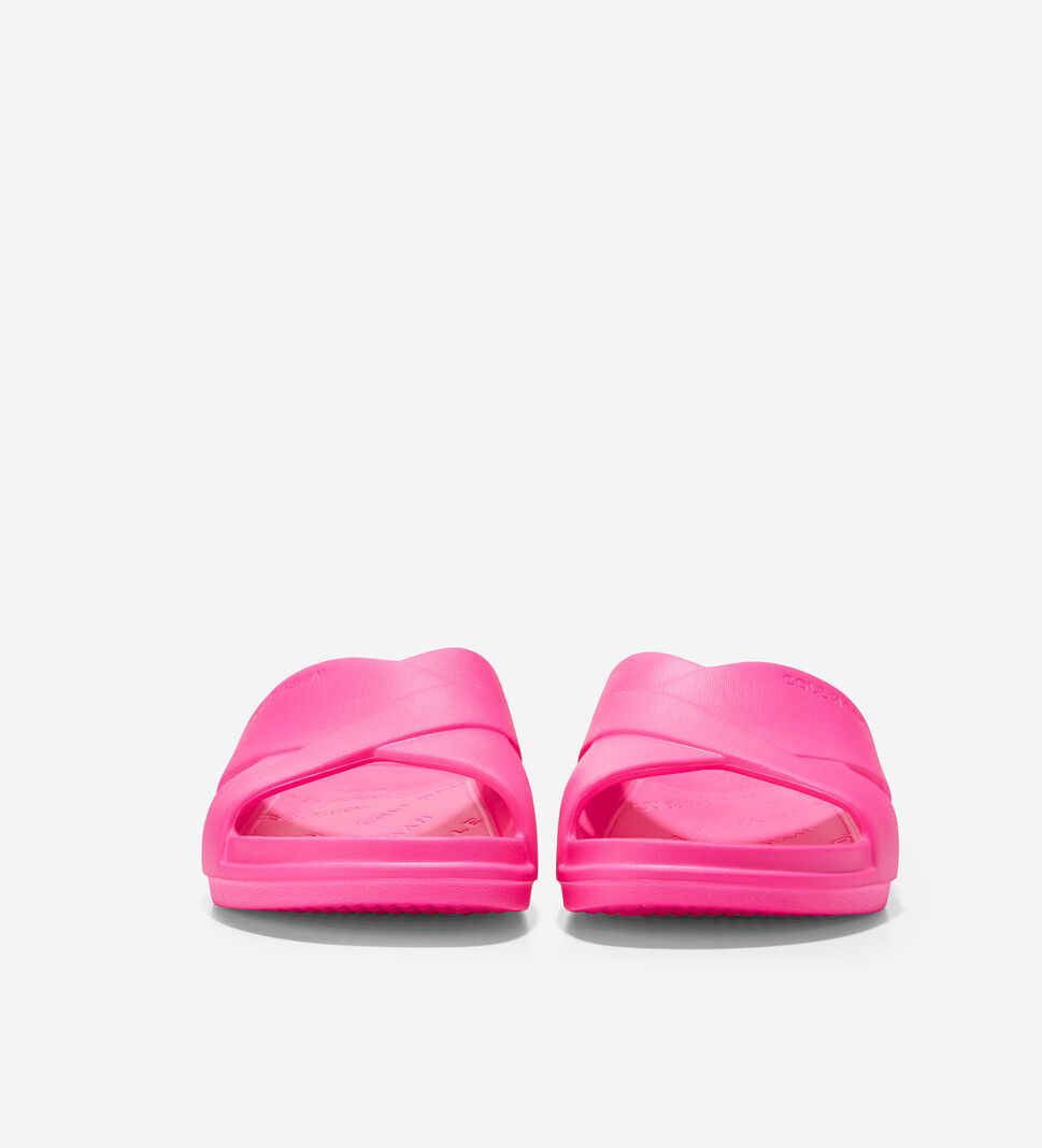 Fuchsia Cole Haan Findra Pool Slide Women's Sandals | TXLK-91352