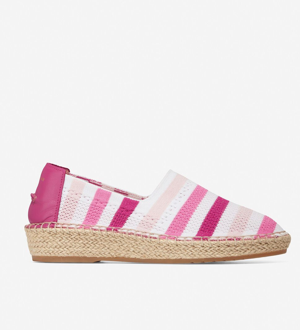 Fuchsia / Coral / Rose Cole Haan Cloudfeel Women\'s Espadrille | IBON-75429