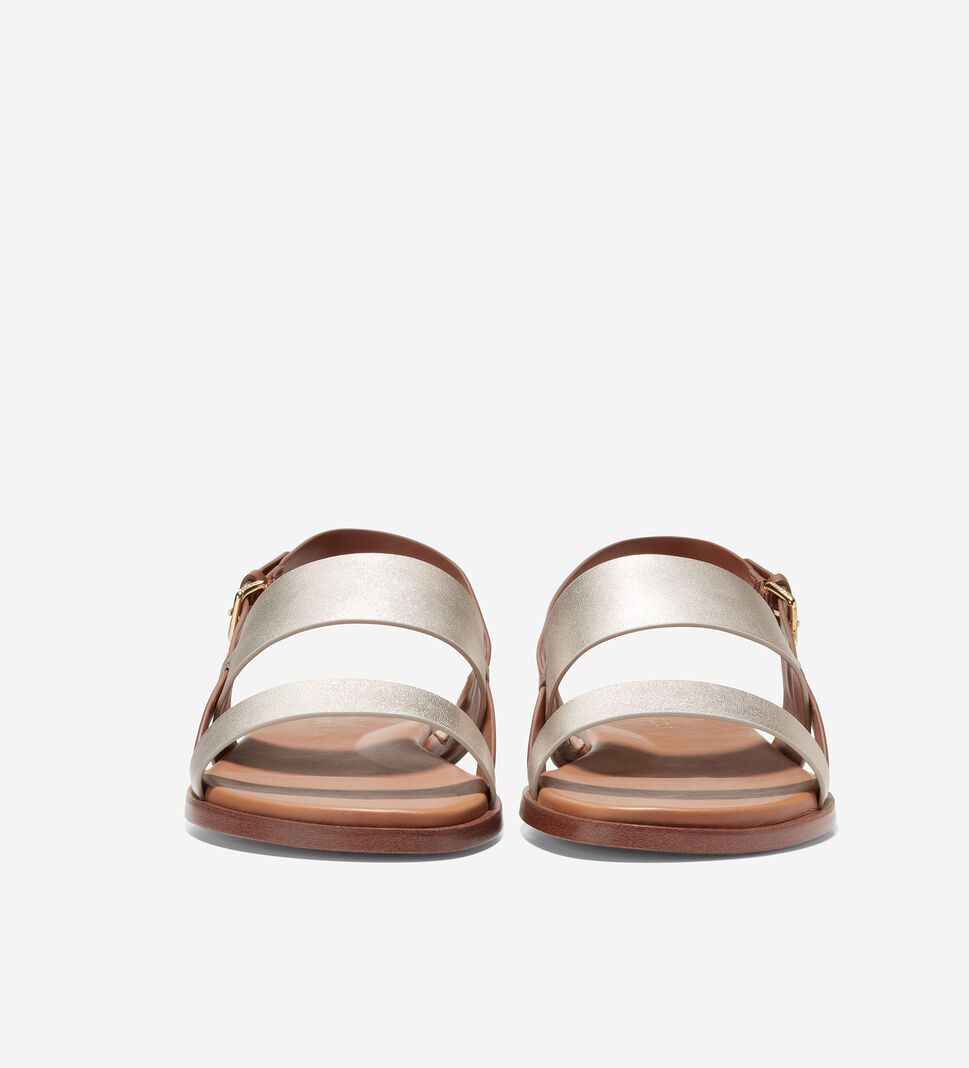 Gold / Orange Cole Haan Flynn Women's Sandals | RVDH-17904