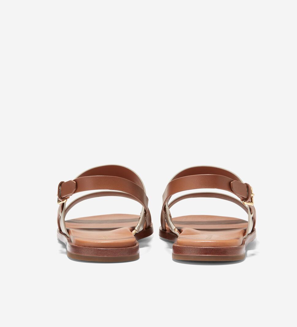 Gold / Orange Cole Haan Flynn Women's Sandals | RVDH-17904