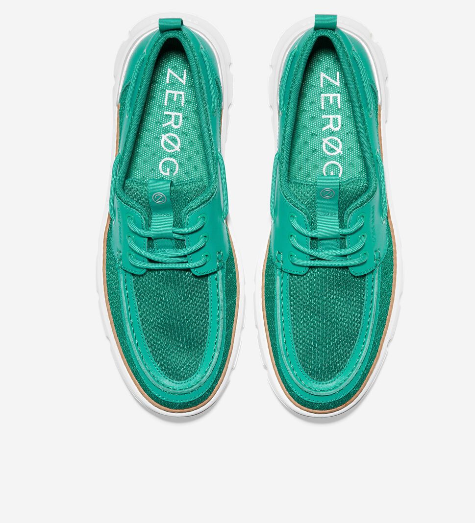 Green Cole Haan 4.ZERØGRAND Regatta Boat Men's Loafers | QXMD-51934