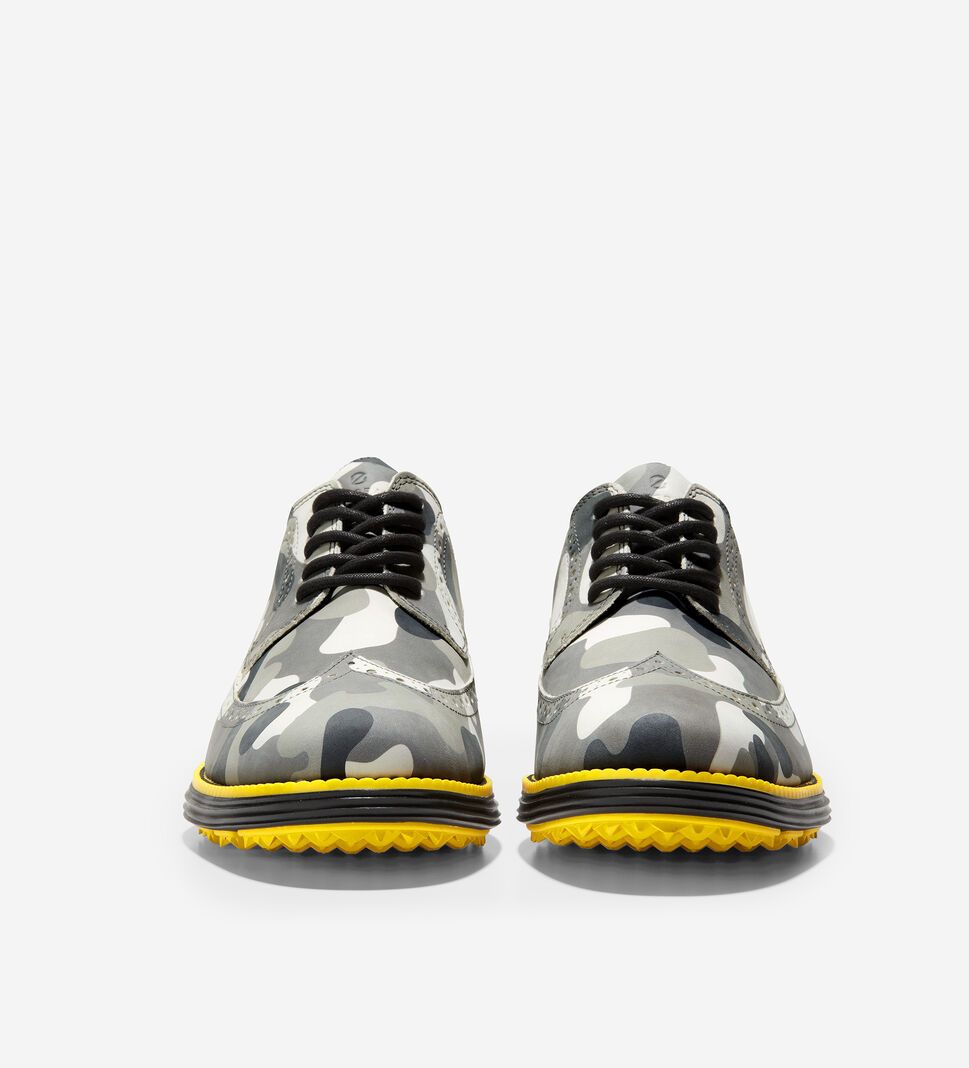 Grey Camo Cole Haan ØriginalGrand Men's Golf Shoes | JDYK-56907