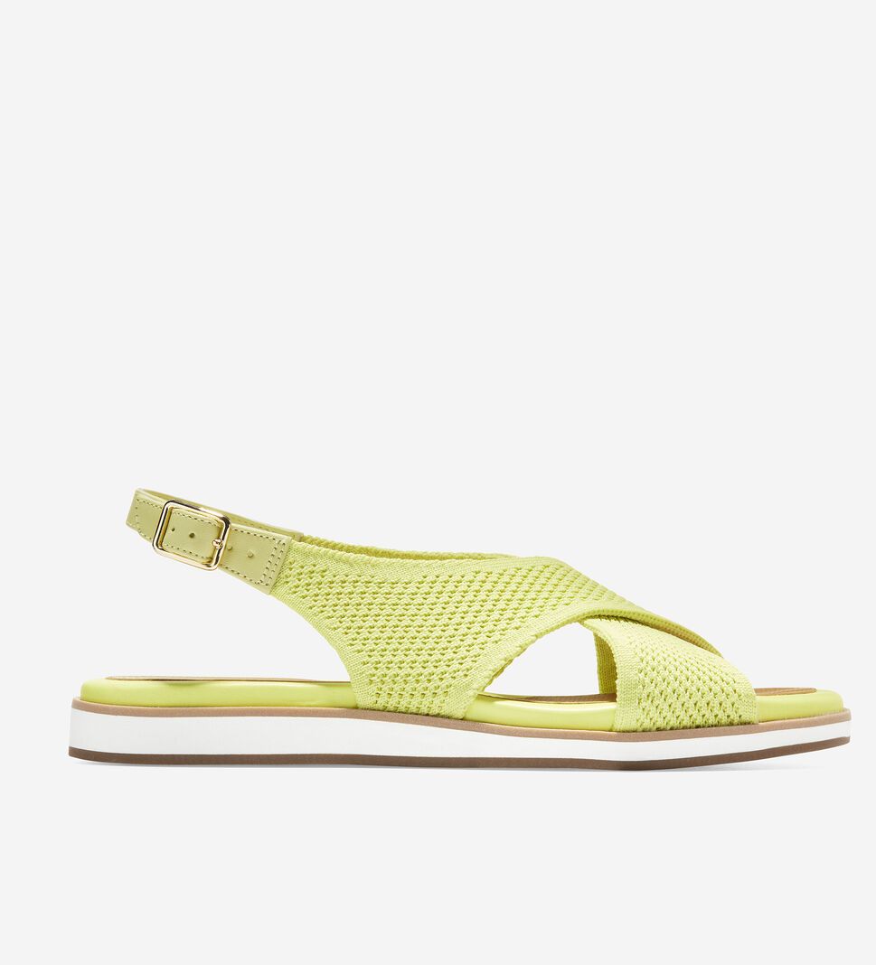 Light Green Cole Haan Mikaela Women\'s Sandals | YMDX-93648