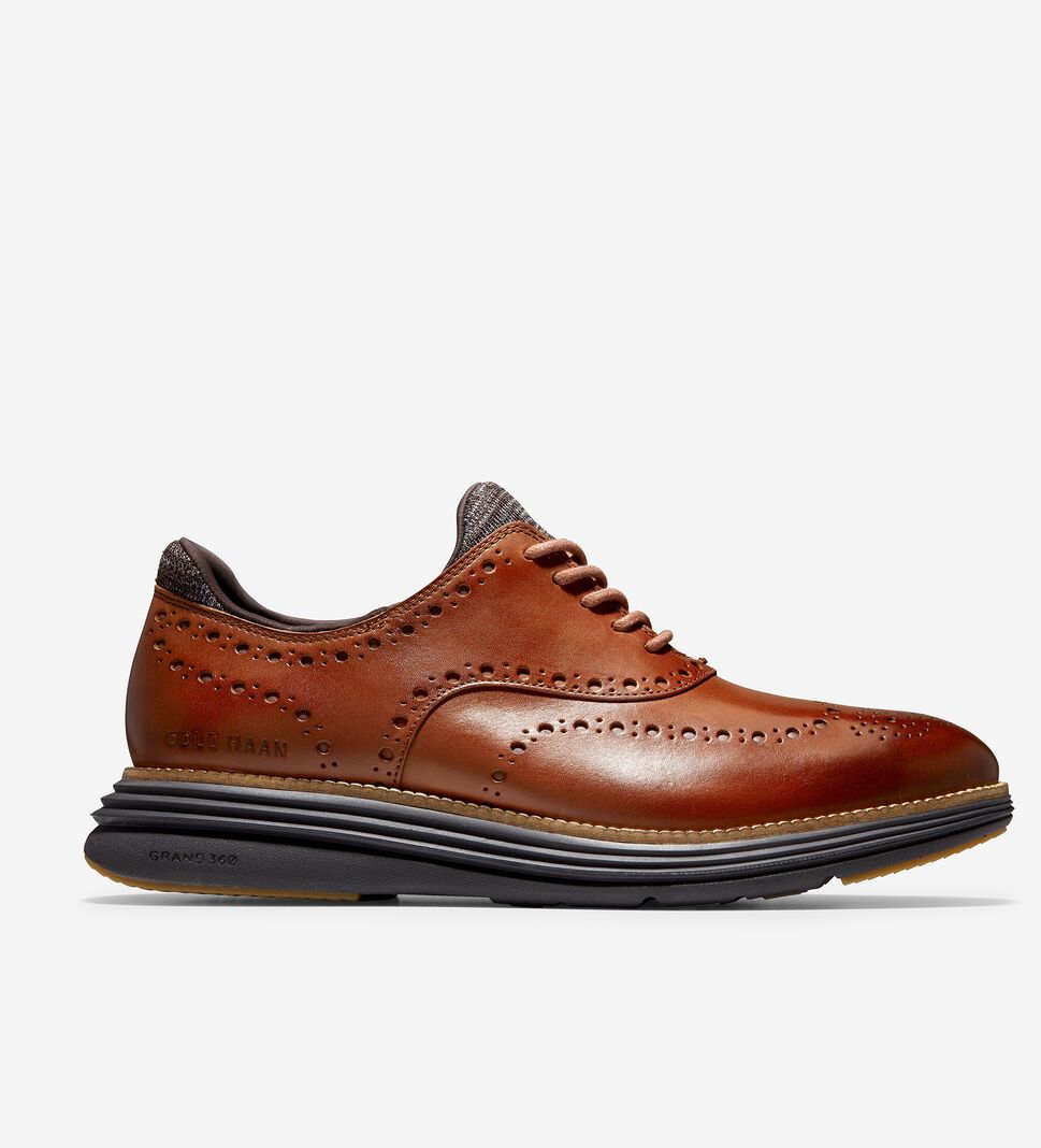 Multicolor Cole Haan ØriginalGrand Ultra Wingtip Men\'s Oxfords Shoes | PYTS-16047