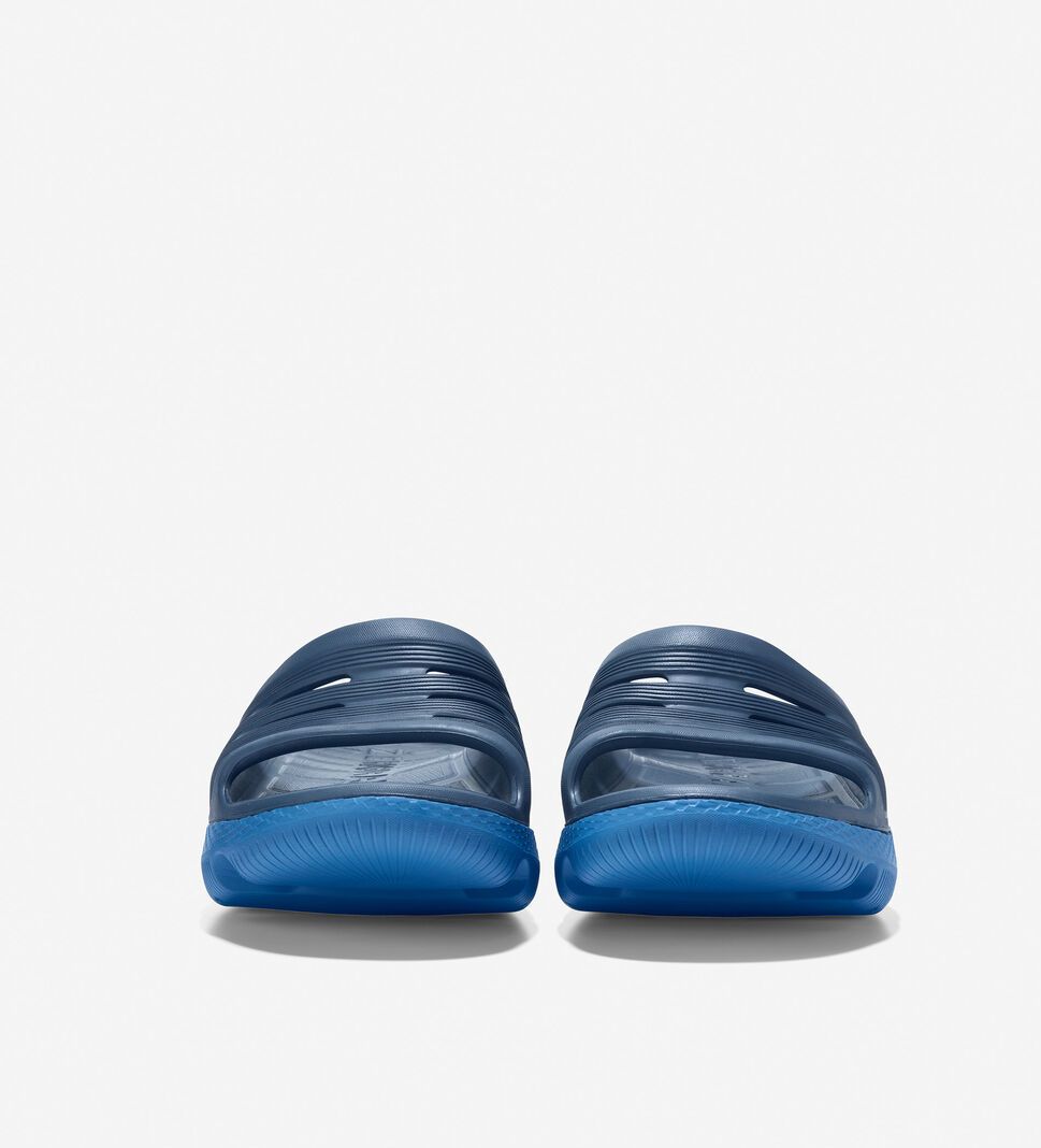 Navy / Blue Cole Haan 4.ZERØGRAND All-Day Slide Men's Sandals | JCIZ-12056