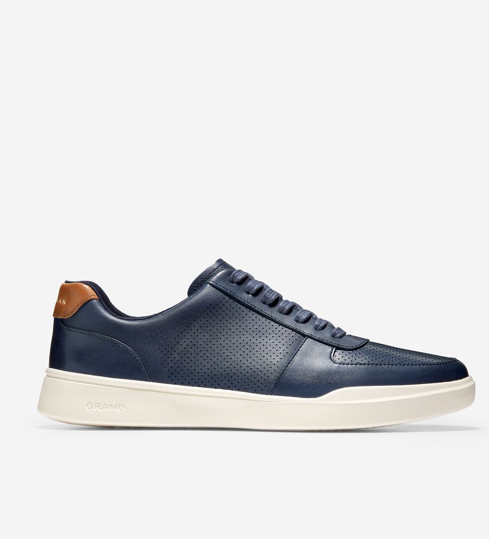 Navy / Brown Cole Haan Grand Crosscourt Modern Tennis Men\'s Sneakers | BOFZ-40129