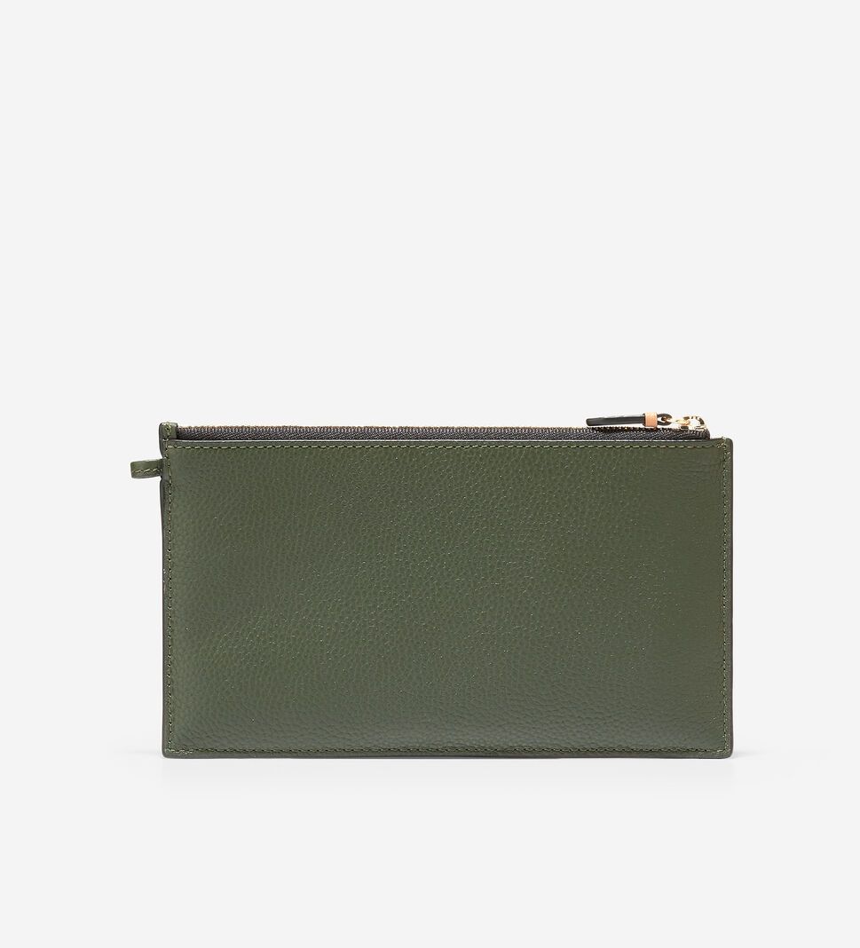 Olive Cole Haan Card Case Duo Women's Wallets | QZIR-40783