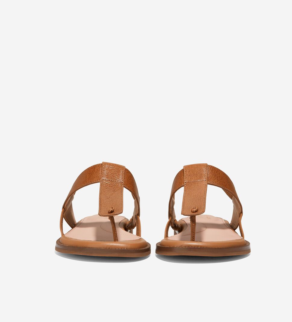 Orange Cole Haan Winslet Thong Women's Sandals | TXYH-91703