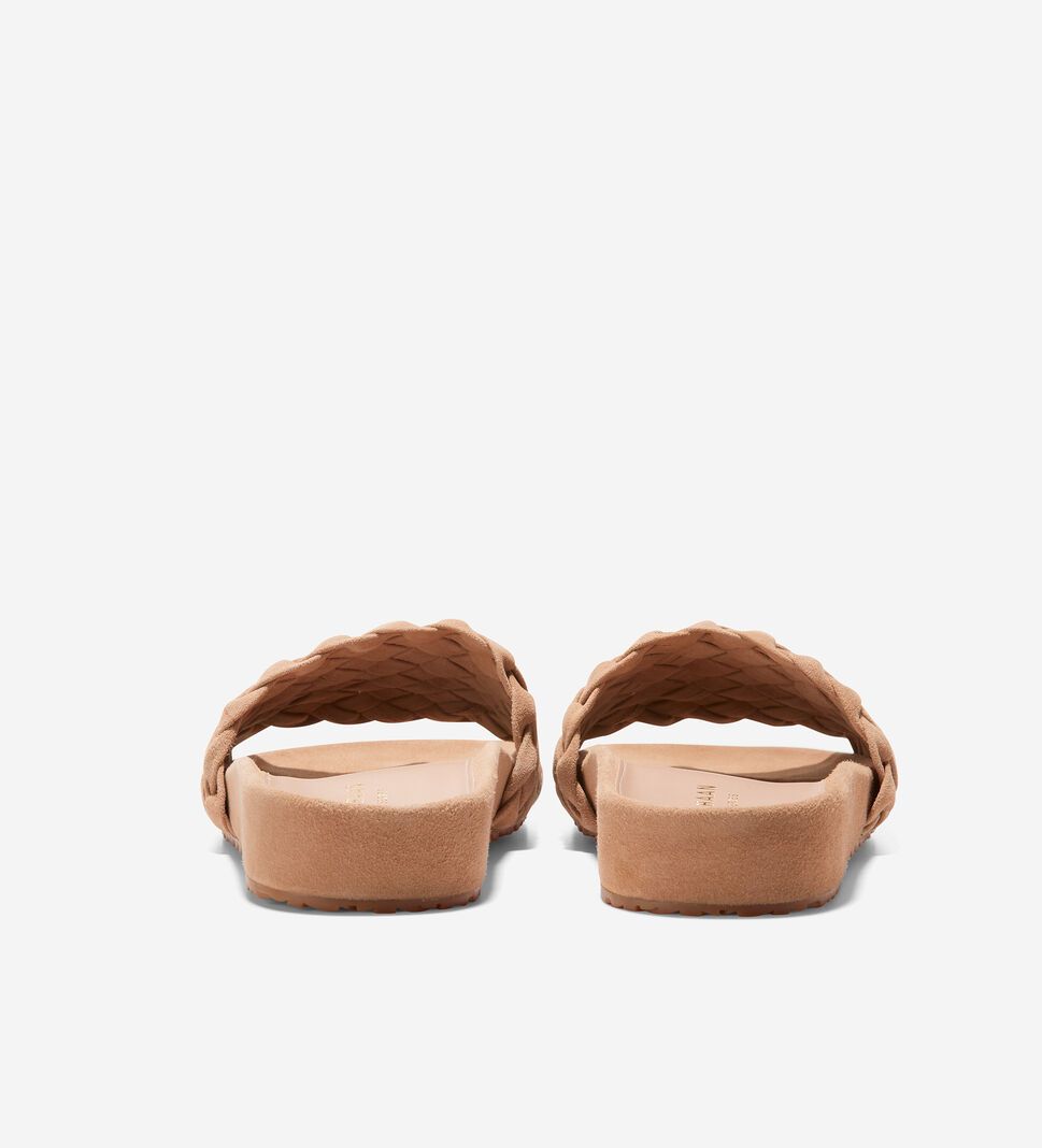 Pink Brown Cole Haan Mojave Slide Women's Sandals | XEQV-52693