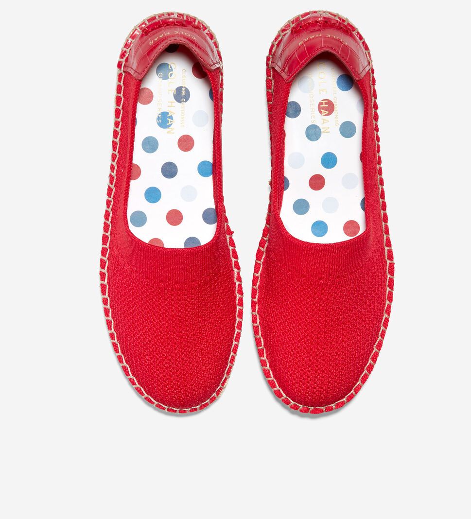 Red Cole Haan Cloudfeel Women's Espadrille | YHJA-87102