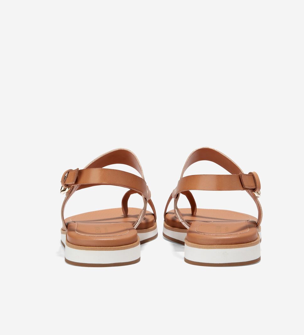 Rose Gold Cole Haan Mandy Thong Women's Sandals | VAWD-52716