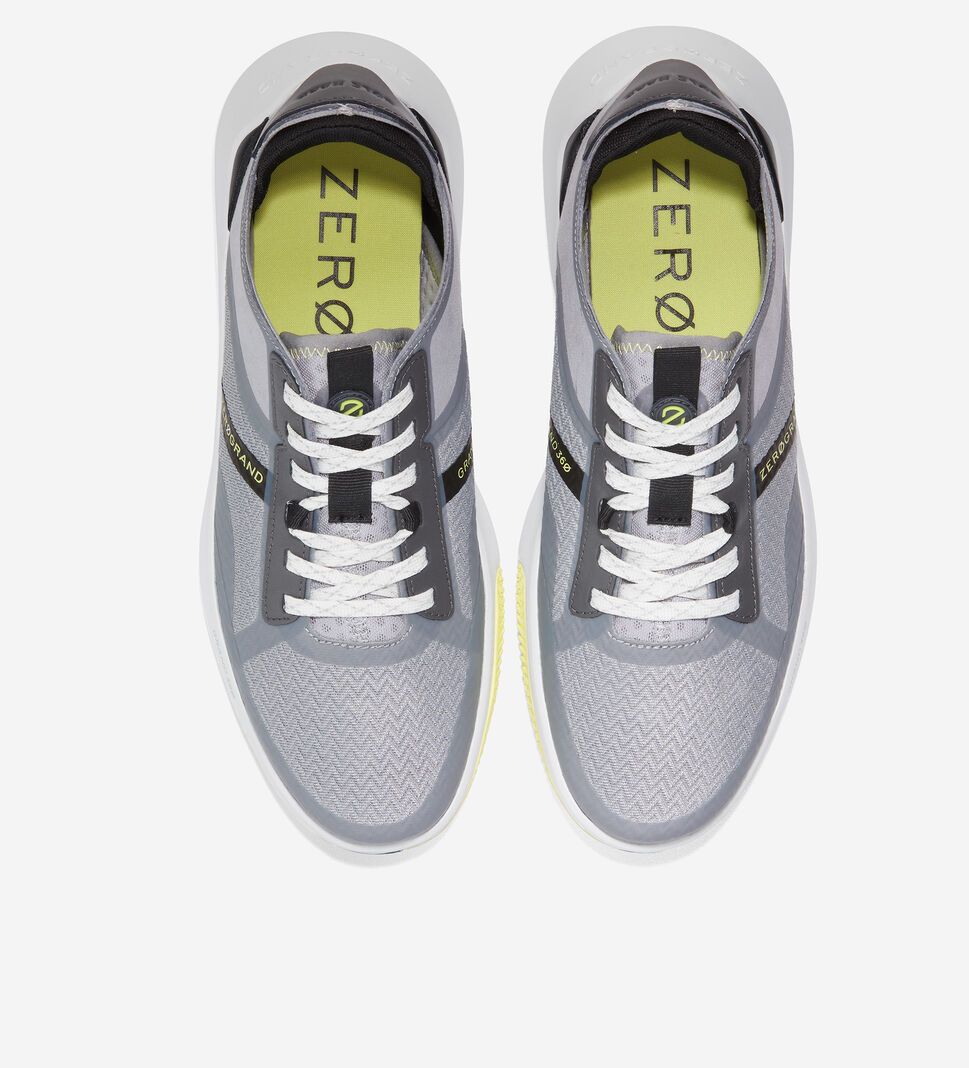 Silver / Black Cole Haan ZERØGRAND Winner Tennis Men's Sneakers | LHZO-73502