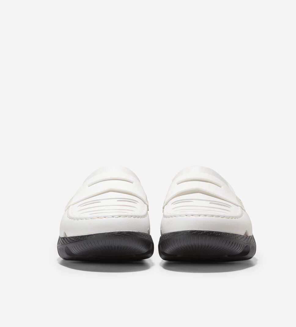 White / Black Cole Haan 4.ZERØGRAND All-Day Women's Loafers | ZHVD-28059