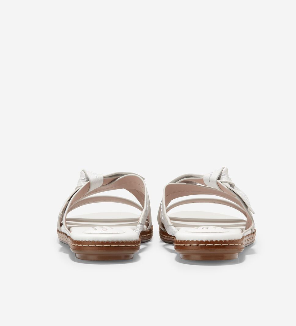 White Cole Haan Cloudfeel All-Day Slide Women's Sandals | NRYU-61298