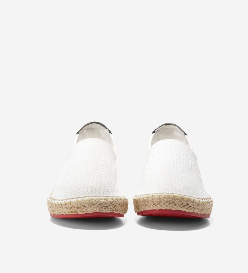 White Cole Haan Cloudfeel Women's Espadrille | HQLY-52780