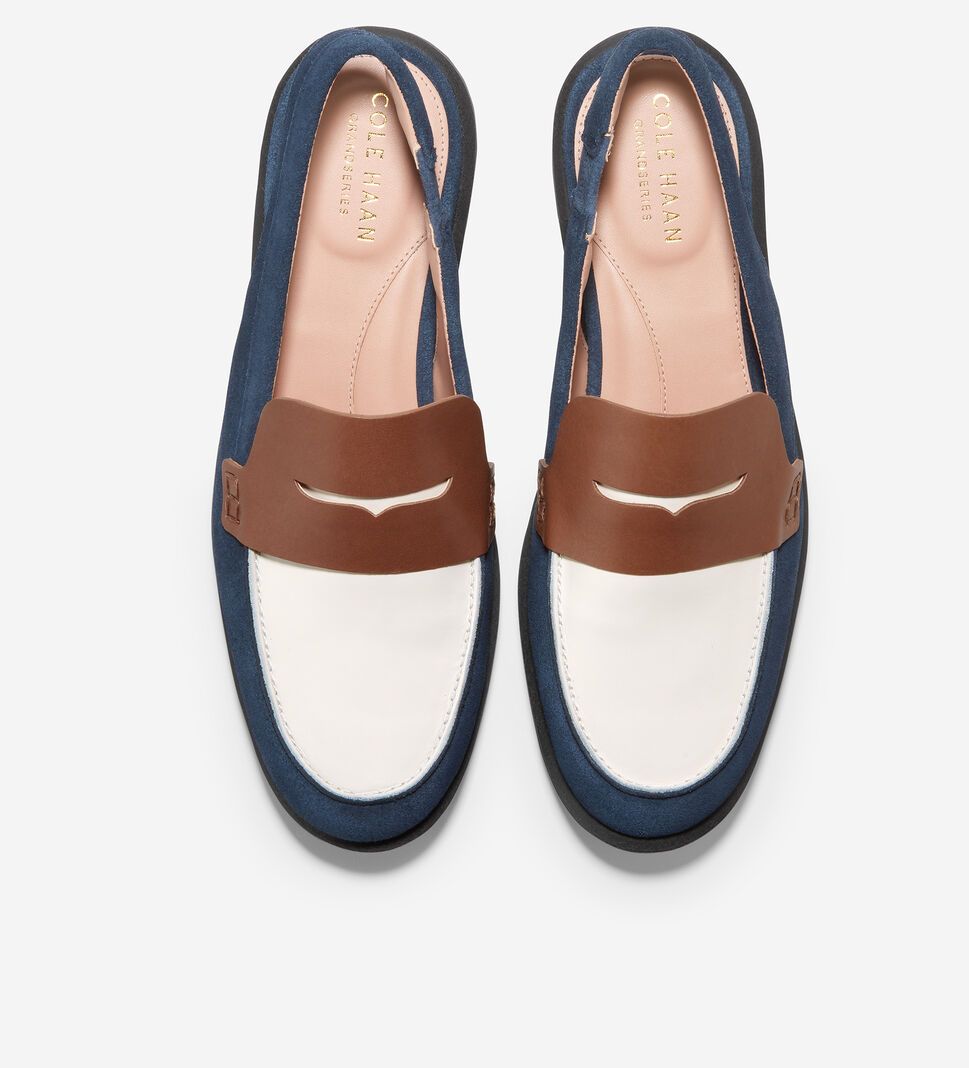 White Cole Haan Geneva Slingback Mule Women's Flat Shoes | ZSEP-25409