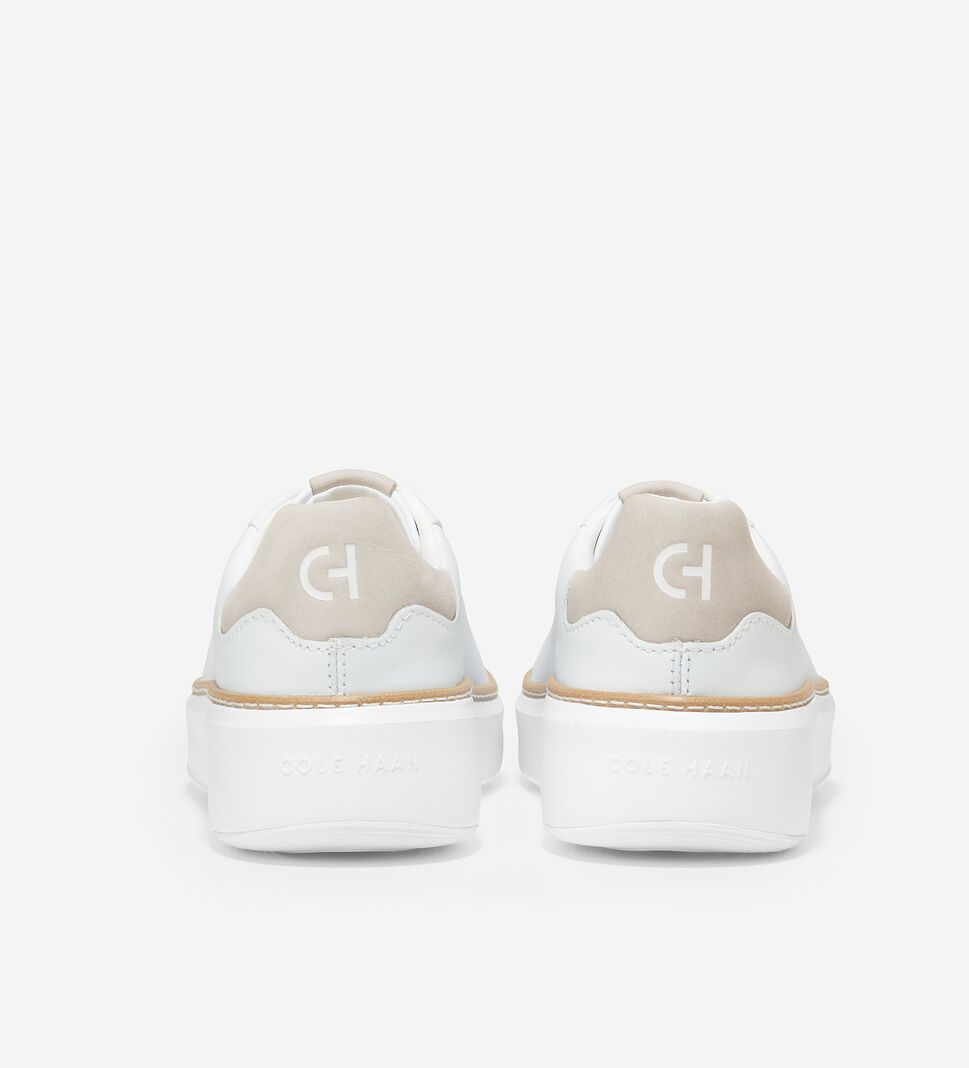 White Cole Haan GrandPrØ Topspin Women's Sneakers | JUBY-26719