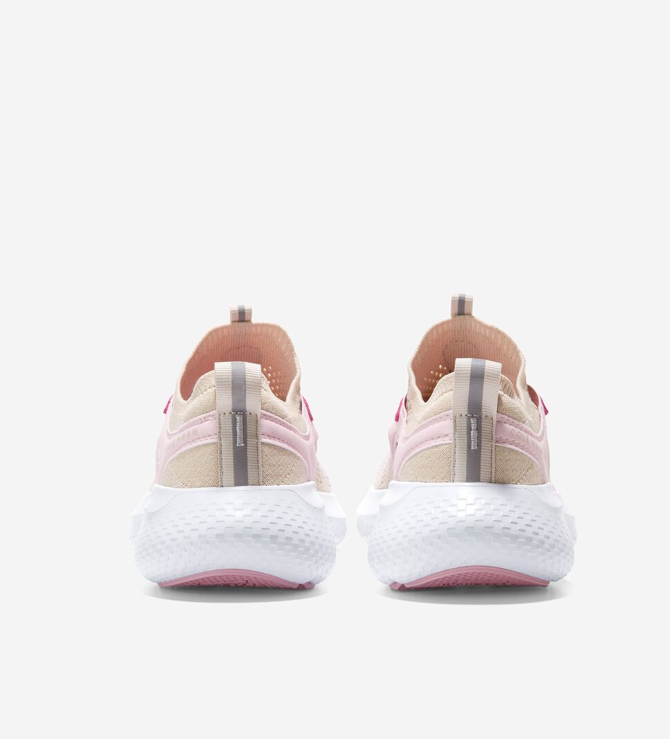 White / Pink Cole Haan ZERØGRAND Outpace 2 SL Women's Sneakers | TXWL-82357