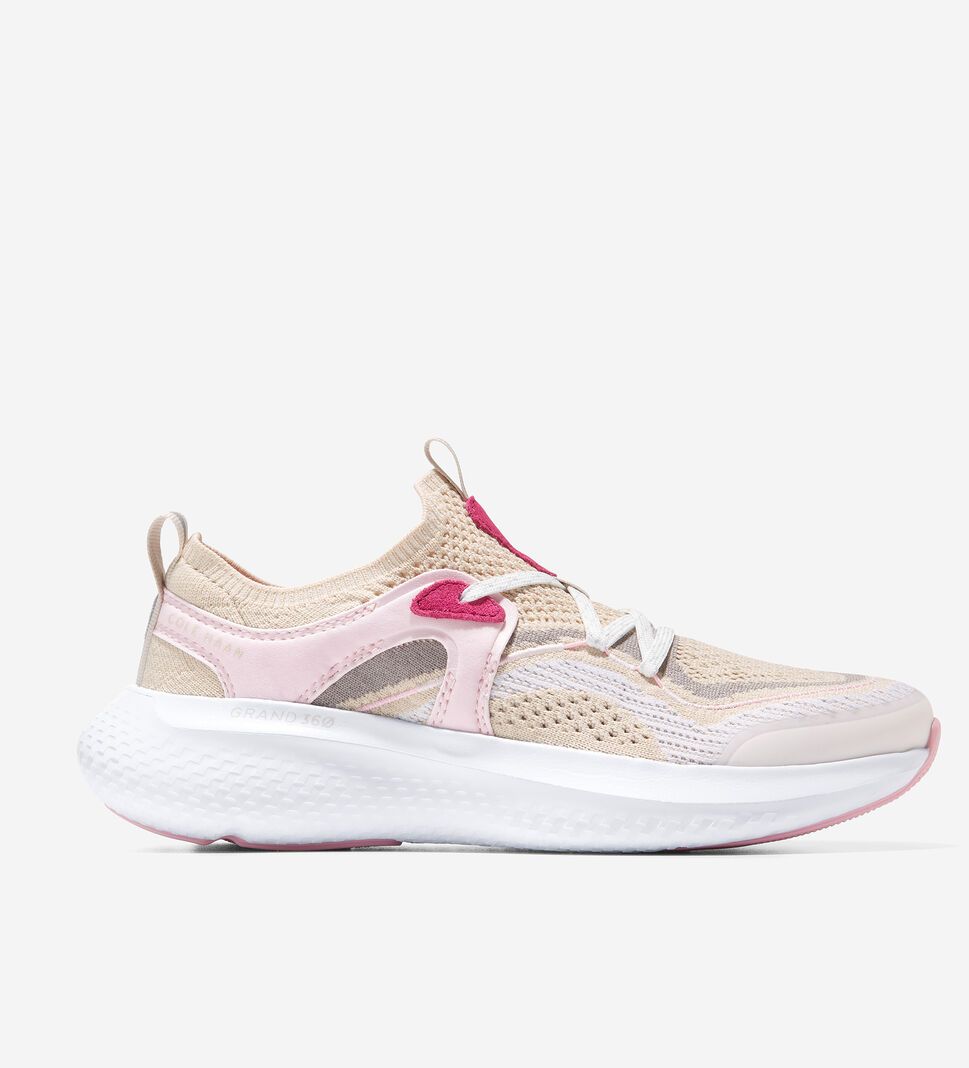 White / Pink Cole Haan ZERØGRAND Outpace 2 SL Women\'s Sneakers | TXWL-82357