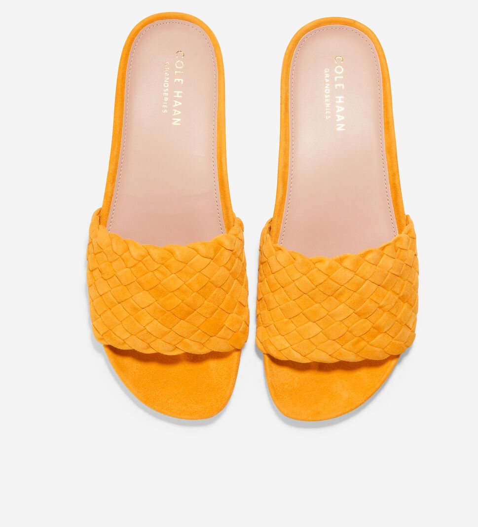 Yellow Cole Haan Mojave Slide Women's Sandals | WLOP-04623